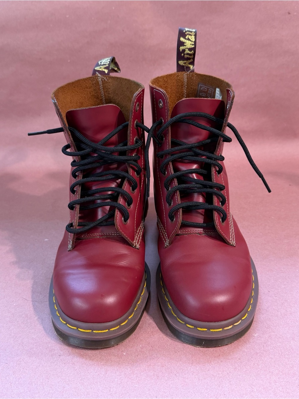 Dr. Martens Made in England Boots Cherry UK 8/US 9
